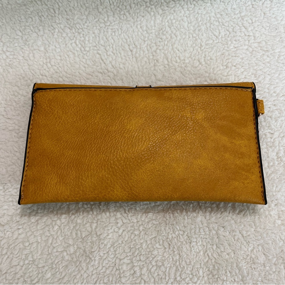 Yellow Wristlet with Detachable Strap - Picture 2 of 6